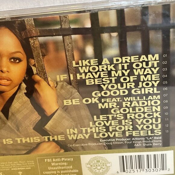 Chrisette Michele – I Am (CD, 2007) Def Jam Recordings B0008774-02 Good+ - Picture 3 of 5
